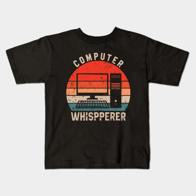 Computer whispperer - Funny Programmer Developer Kids T-Shirt by Azarine